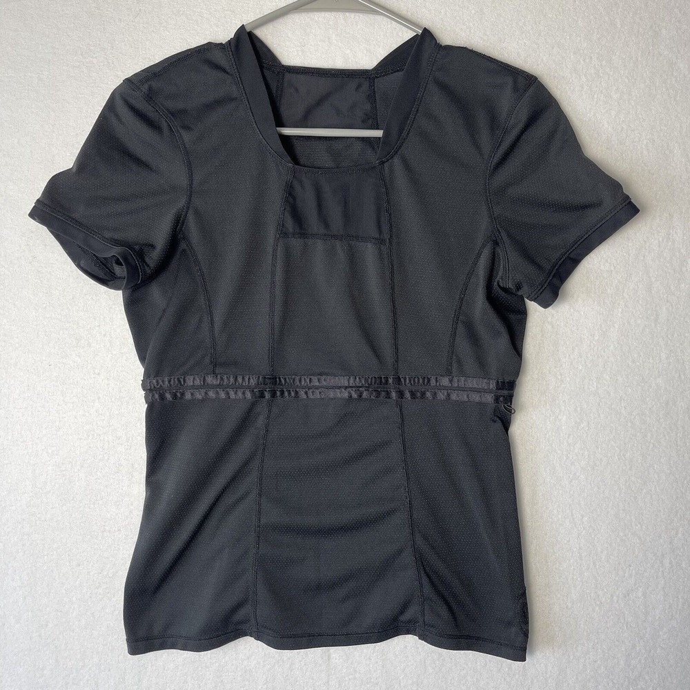 Lululemon Interval Short Sleeve Shirt Women’s Size XS 2 Workout Bike Activewear
